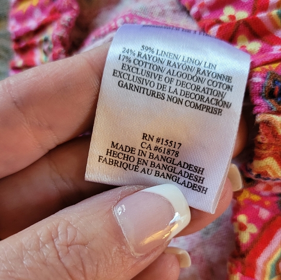 VINCE CAMUTO LINEN BLEND SHORTS - Picture 7 of 7